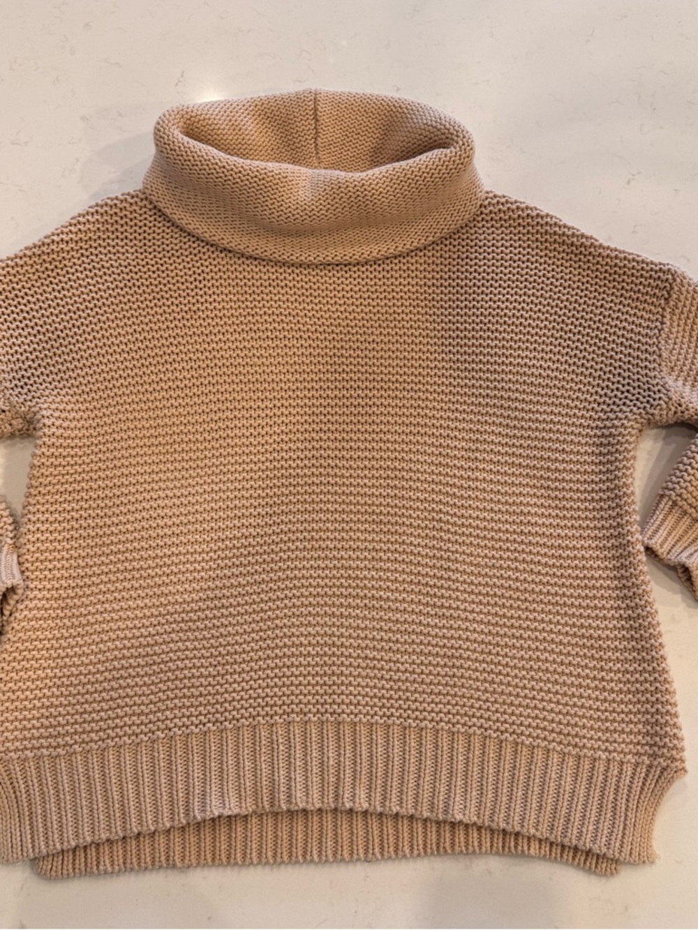 Witchery Camel Knit Turtleneck Sweater